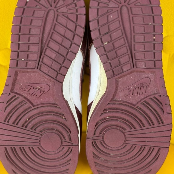 Vintage 1999 Nike Dunk Low White Team Red No Box Size 7.5 - Picture 8 of 11